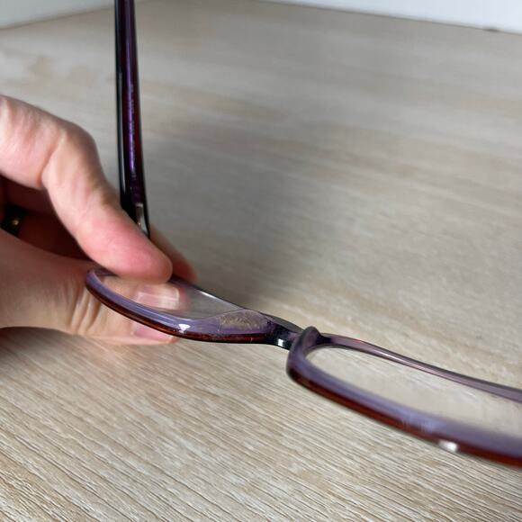 Ray-Ban RB5187 2442 Tortoise Shell Red Purple Eyeglasses 52-16-140 FRAMES ONLY - Picture 8 of 10